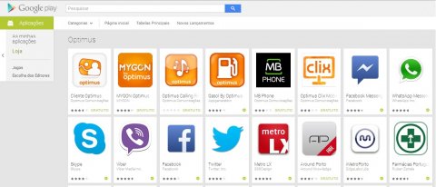 Optimus Play Store